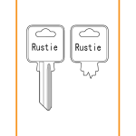 65c کلید RUSTIC