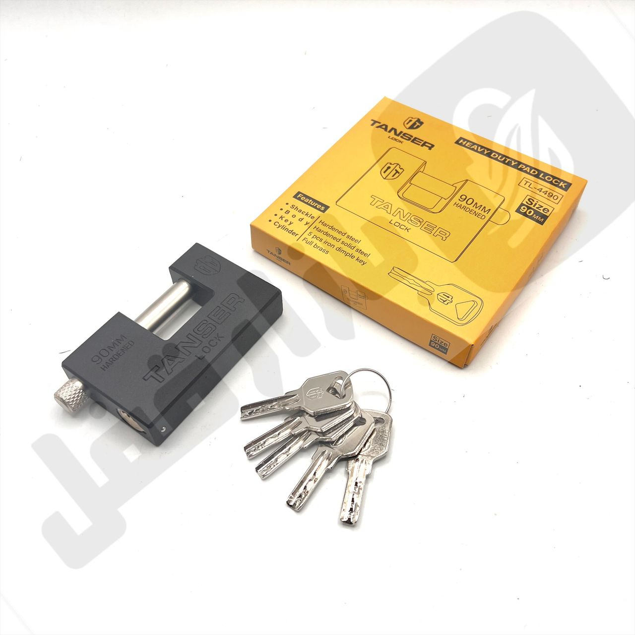 84210d46-8625-4699-bdbb-2908f5fa0c59.jpg قفل کتابی تنسر 90 ناودانی مشکی - تصویر 1