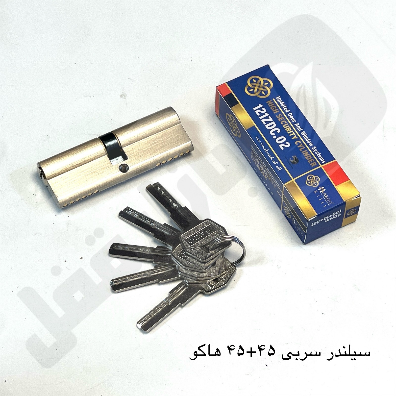 eZy-Watermark-28-12-2025-12-49-21-3810AM.jpeg سیلندر و مغزی قفل سربی 45+45 هاکو - تصویر 1