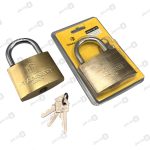 قفل آویز تنسر 75 توپی برنج