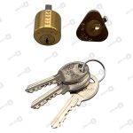 توپی قفل حیاطی 5 ستاره طرح کال معمولی