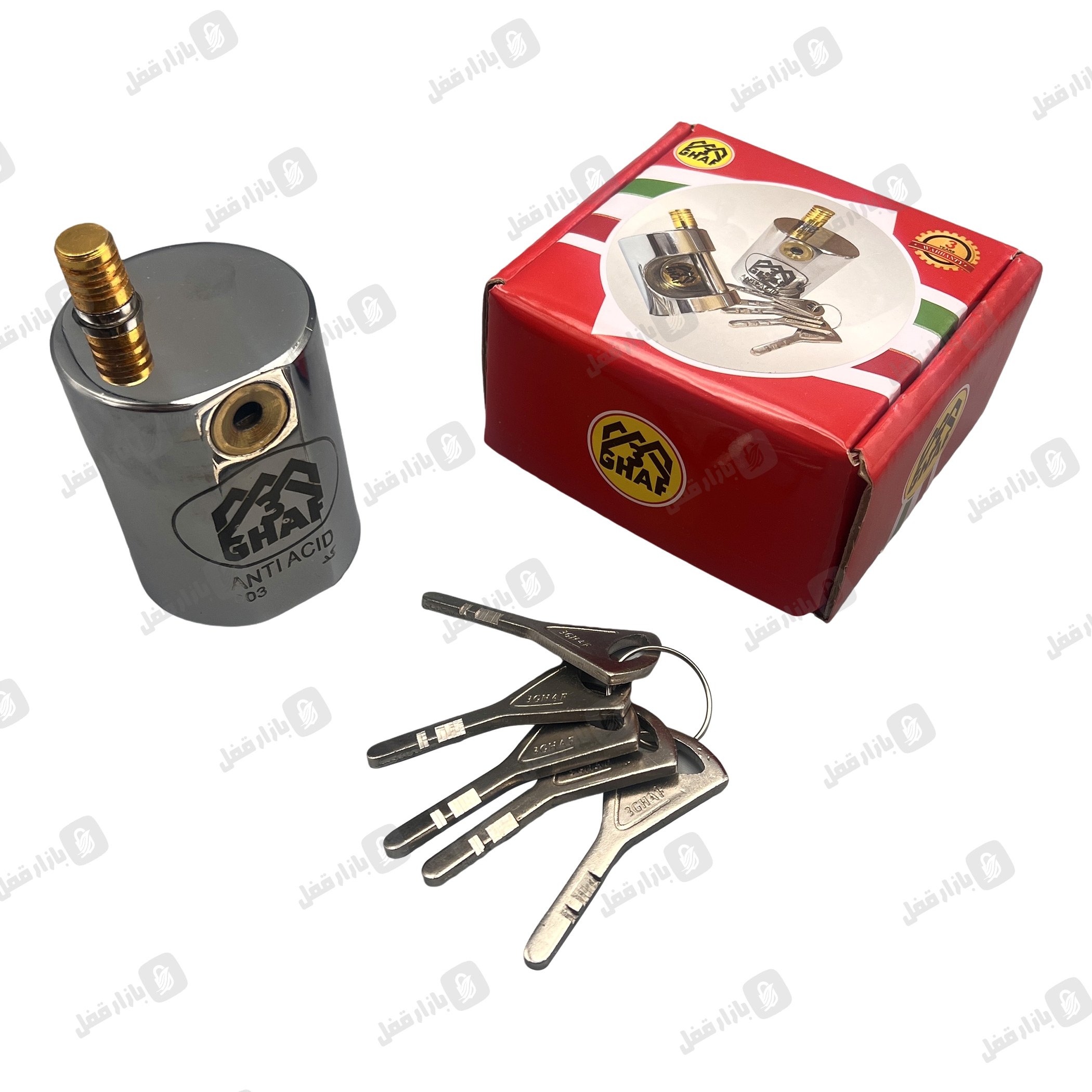 کتابی-سه-قاف-گارد-80-جدید.jpg قفل کتابی سه قاف گارد 80 جدید - تصویر 1